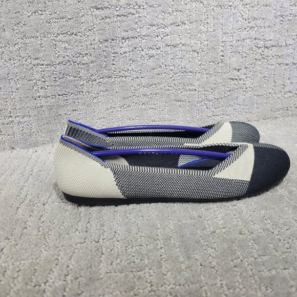 Rothy’s The Flat Cap Toe Black Slip On Round Toe Shoes Women's Size US 8, 9 - Picture 4 of 11